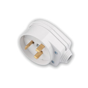 Вилка к электроплите (с/з, 32А, 250В) белая, Bylectrica