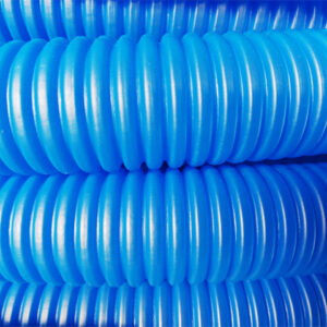 Трубка защитная гофрированная 35/43мм бухта 50м синяя (для 32 трубы)