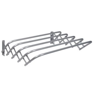 Сушилка для белья настенная складная, 3м, 600х450х185, цвет серый, NIKA