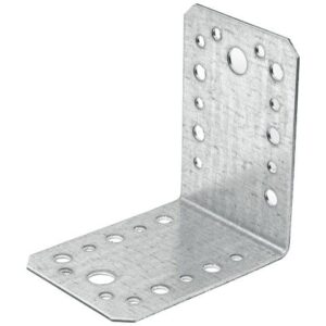 Уголок крепежный 53х65х65 мм C 2.0 мм белый цинк STARFIX