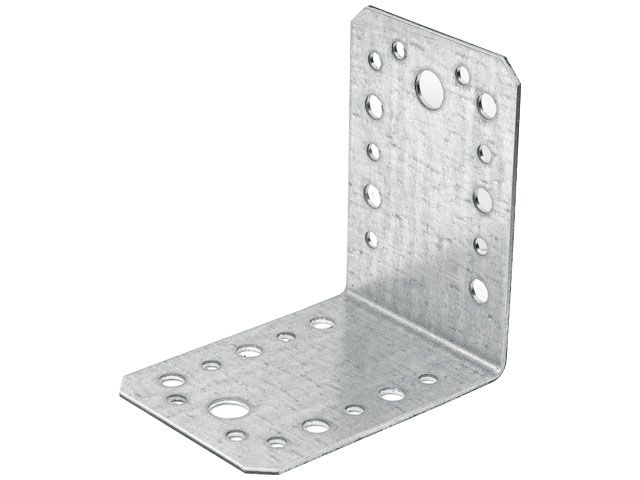 Уголок крепежный 53х65х65 мм C 2.0 мм белый цинк STARFIX