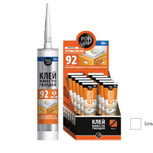 Клей монтажный POINT "Клей вместо гвоздей 92", 280мл