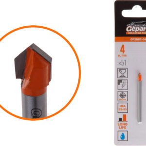 Сверло по кафелю/стеклу 4x51 мм ц/х GEPARD (GP2082-04)