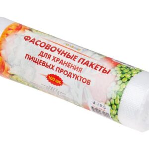 Пакеты фасовочные для хранения пищевых продуктов, 100 шт, в рулоне, РОМАШКА