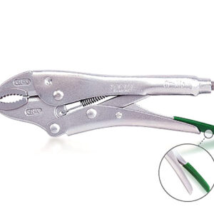 Зажим-плоскогубцы изогнутые 250мм TOPTUL