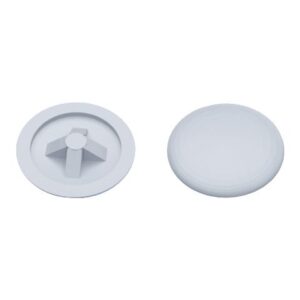 Заглушка для самореза PH2, декоративная светло-серая (50 шт в зип-локе) STARFIX