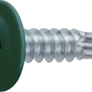 Саморез 4.2х16 мм с прессшайбой, цинк, со сверлом, RAL 6002 (150 шт в пласт. конт.) STARFIX