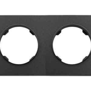 Рамка 2-местная графит, Прованс, Bylectrica