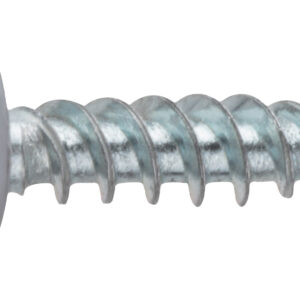 Саморез 4.2х19 мм с прессшайбой, цинк, острый, RAL 7004 (50 шт в зип-локе) STARFIX