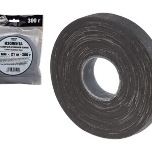 Изолента х/б черная 300г 19ммх21м STARTUL STANDART (ST9050-300)