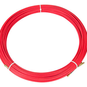 Протяжка кабельная (мини УЗК в бухте), стеклопруток, d=3,5 мм 50 м красная