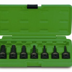 Набор бит шестигр. под головку 1/2" ударных 7пр. TOPTUL