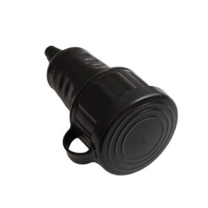 Розетка 1-ая переносная (с/з, 16А, 250В, брызг. защ.) черная, Bylectrica