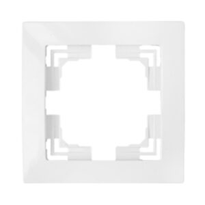 Рамка 1-местная белая, Уют, Bylectrica