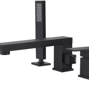 Смеситель для ванны (Lt) D35, серия Lily черный, a-five