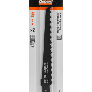 Пилка сабельная по дереву S617K (2 шт.) GEPARD