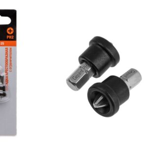 Насадка крестообразная PH2 25мм с ограничителем 2шт. GEPARD (GP3516-25)