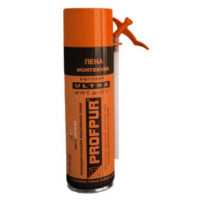Пена монтажная бытовая PROFPUR Ultra (500мл)