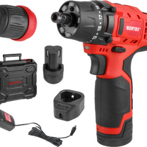 Аккум. дрель-шуруповерт WORTEX BD 1215 LiSET в чем. 12 В, 30 Н*м, 2х1.5 А*ч, БЗП 10 мм