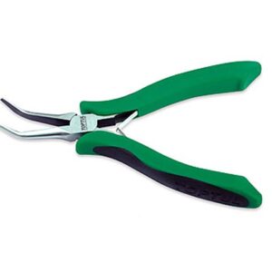 Тонкогубцы 150мм изогнутые для электроники TOPTUL