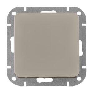 Выключатель 1 клав. (cкрытый, 10А) песочный, Astrum, BYLECTRICA