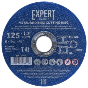 Круг отрезной 125х1.2x22.2 мм для металла и нерж. стали EXPERT STARTUL
