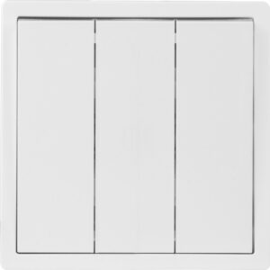 Выключатель 3 клав. (cкрытый, 10А) белый, Carre, BYLECTRICA