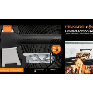 Топор A6 FISKARS + нож Paraframe (комплект)
