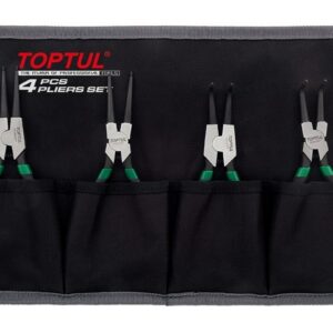 Набор съемников стопорн.колец 4шт. на полотне TOPTUL