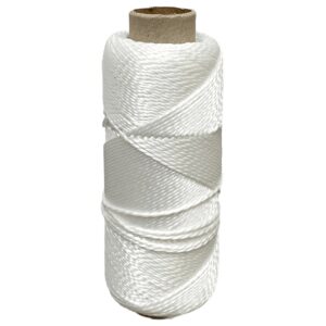 Нить полиамидная крученая 1,2 мм белая 100 м STARFIX