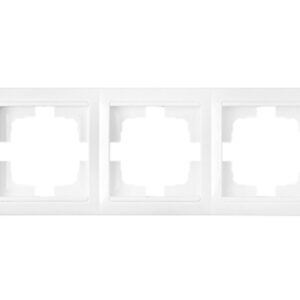 Рамка 3-местная белая, Стиль, Bylectrica