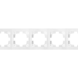 Рамка 5-местная белая, Уют, Bylectrica