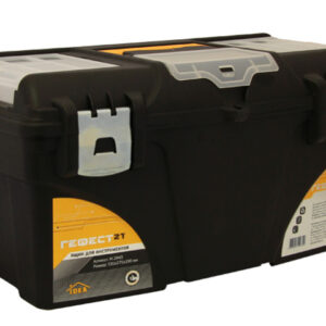 Ящик для инструмента пластмассовый ГЕФЕСТ 21" мет.замки ( с коробками) IDEA