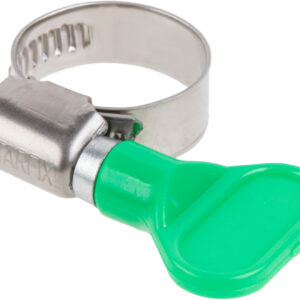 Хомут червячный с ключом "бабочка" 16-25 мм, нерж.сталь (W2) STARFIX