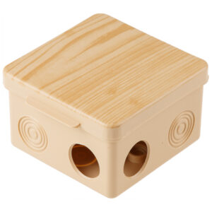 Коробка распаечная ОП 80х80х50мм, сосна, 7 мембр. вх. IP54 ЮПИТЕР