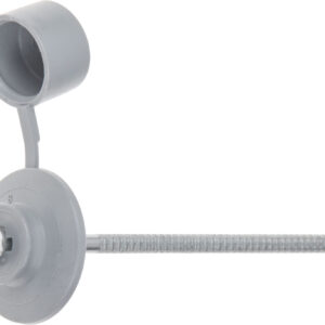 Гвоздь кровельный 2.8х70 мм с пласт. шляпкой, серый (100 шт в пласт. конт.) STARFIX