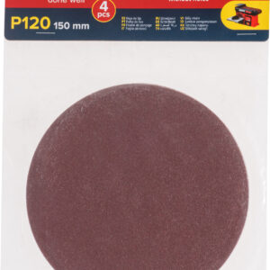 Шлифлист 150мм P120 без отв. 4 шт. для станка WORTEX GM 1528