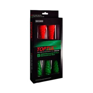 Набор отверток 5шт ударных пластм.рукоятка TOPTUL