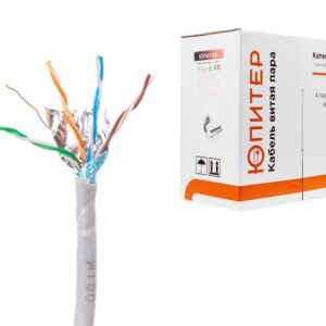 Кабель витая пара F/UTP Cat5E 4х2х24AWG (0.51мм) 305м, медь, внутр. (ПВХ) Юпитер