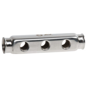 Коллектор 1/2" х 3 вых. двухсторонний, AV Engineering