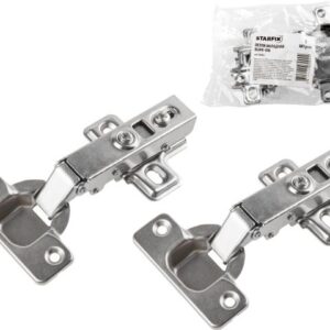 Петля накладная с доводчиком Clip-on (2 шт в пакете) STARFIX