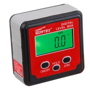 Уклономер электронный WORTEX DP 9000 4х90, крепление на магнитах