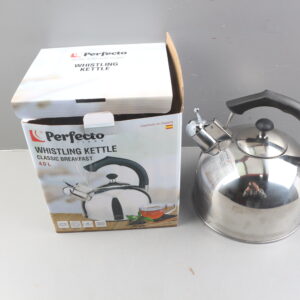 Чайник со свистком, нержавеющая сталь, 4.0 л, Classic Breakfast, PERFECTO LINEA уцененный (0320616