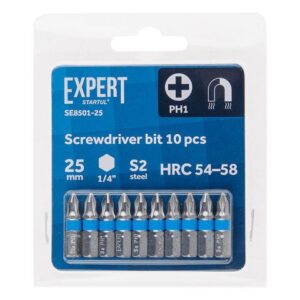 Насадка крестообразная PH1 25мм 10шт EXPERT STARTUL (SE8501-25)