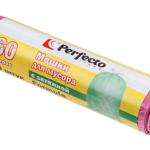 Мешки для мусора Formula с затяжкой, 60 л, 10 шт., PERFECTO LINEA