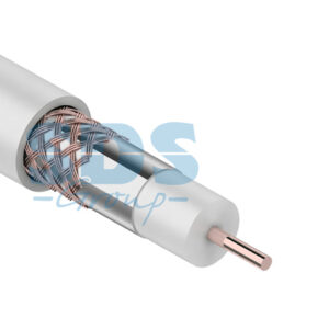 Кабель RG-6U+Cu (75 Ом), Cu/Al/Cu 48 % (бухта 100 м) белый PROconnect