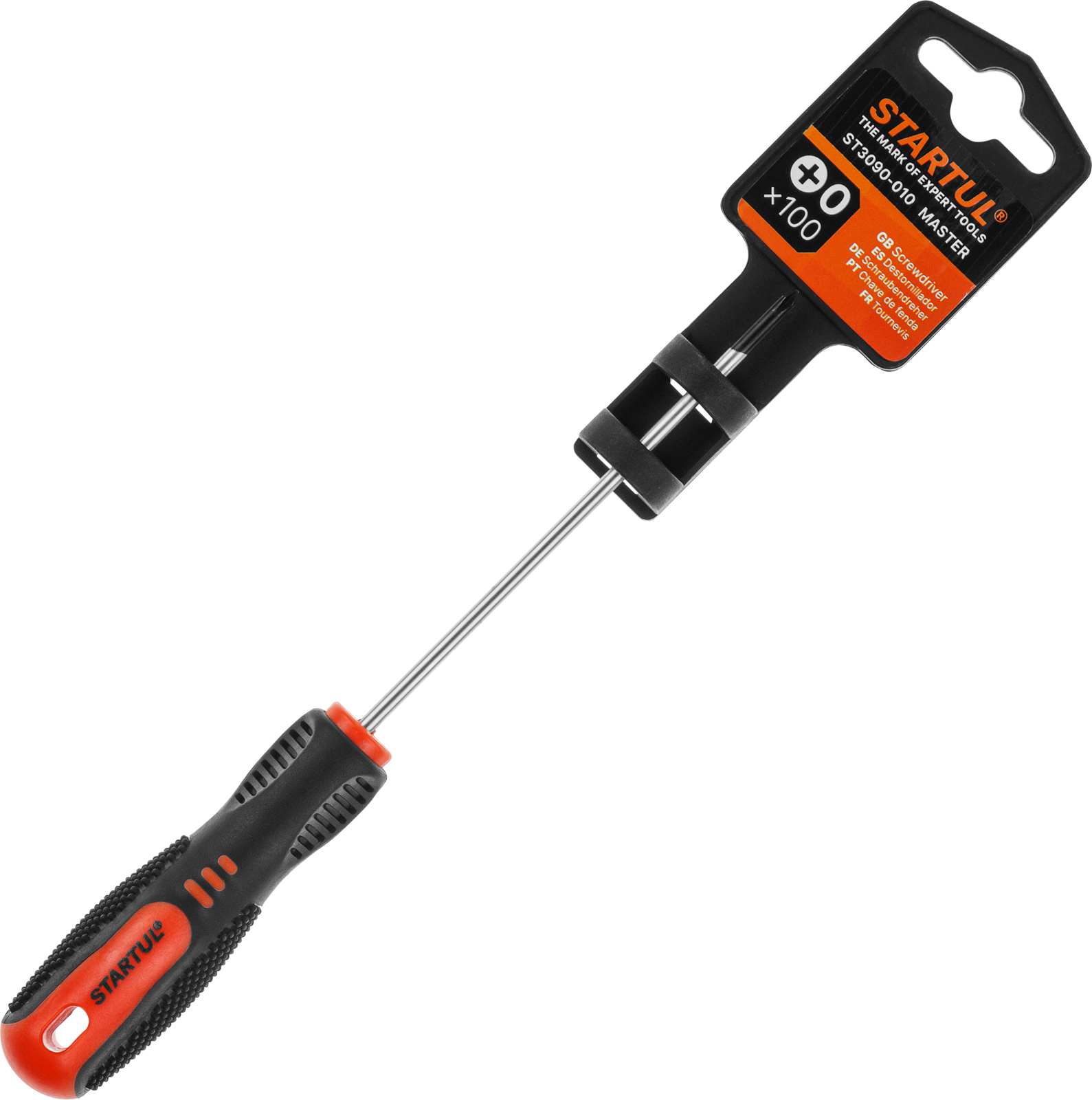 Отвертка "+" No0 100мм PH STARTUL MASTER (ST3090-010)