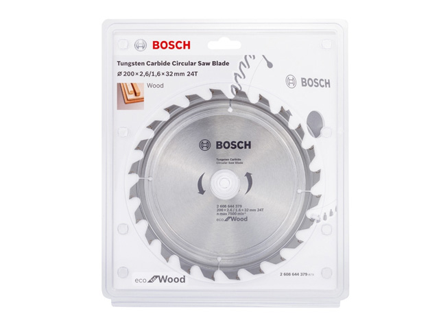 Диск пильный 200х32 мм 24 зуб. по дереву ECO WOOD BOSCH