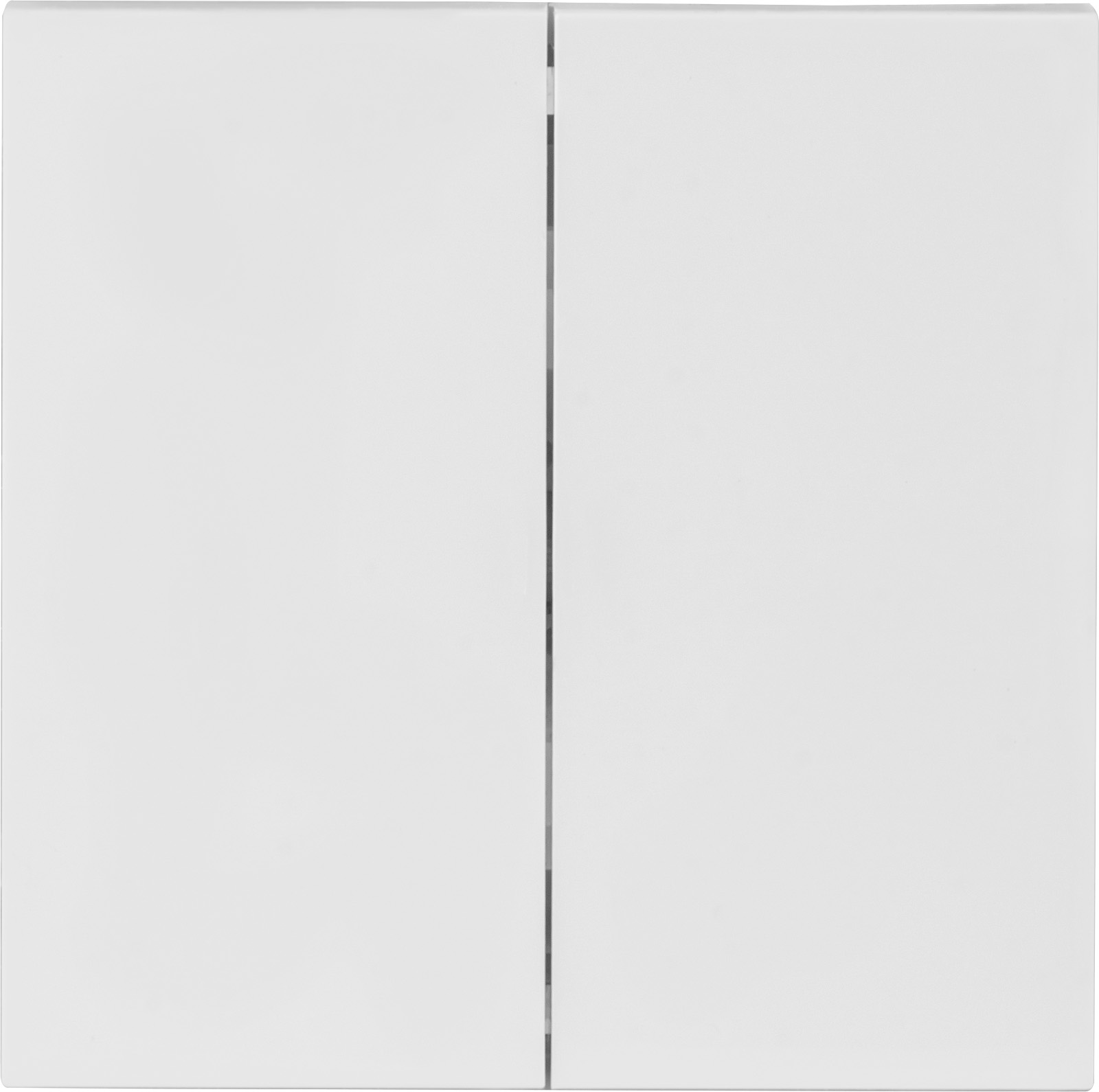 Выключатель 2 клав. проходной (скрытый, 10А) белый, Carre, BYLECTRICA