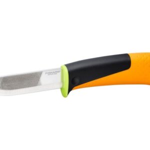 Нож для тяжелых работ с точилкой FISKARS
